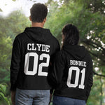 Bonnie and Clyde Couple Hoodies - Vignette | Matchy Crew