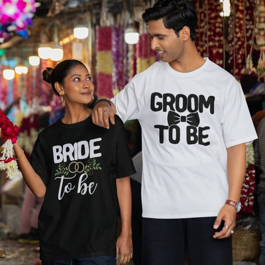 bride and groom to be shirts
