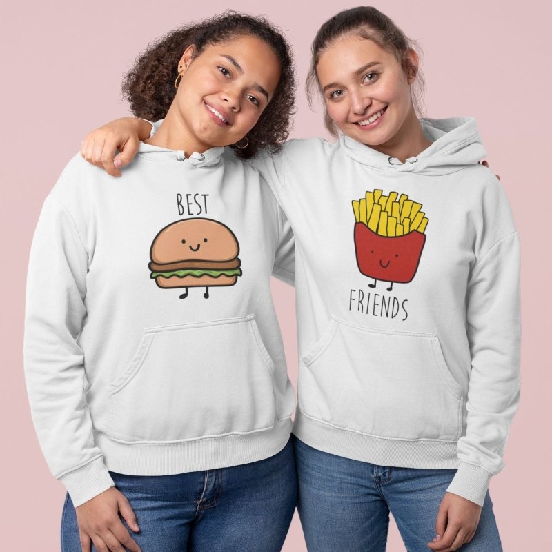 Burger Hoodie Best Friends