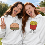 Burger and Fries Hoodie for Friends - Vignette | Matchy Crew