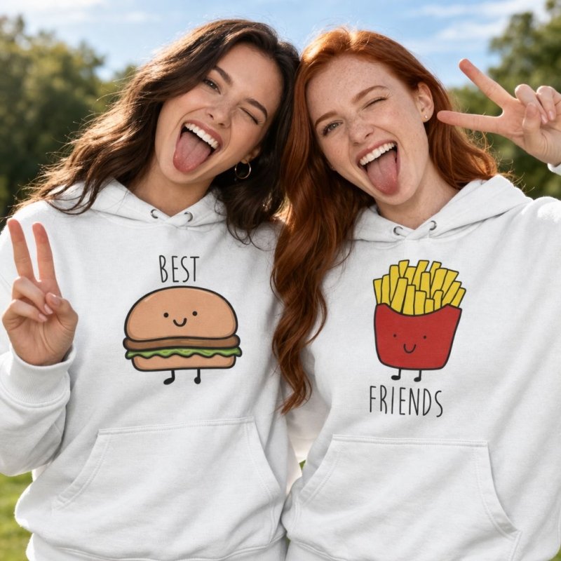 Burger and Fries Hoodie