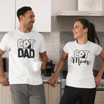 Cat Mom Cat Dad T-Shirt - Vignette | Matchy Crew