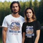 Couple Camping T-Shirts - Vignette | Matchy Crew