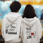 Couple Fishing Hoodie - Vignette | Matchy Crew