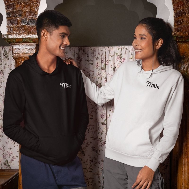 Matching mrs and mr hoodies