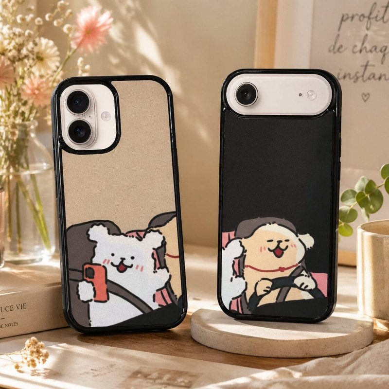 Matching cartoon iPhone case 17 series
