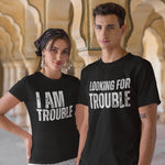 Couple Looking for Trouble T-Shirt - Vignette | Matchy Crew