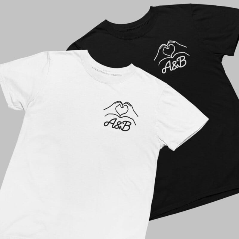 Initials couple outfits