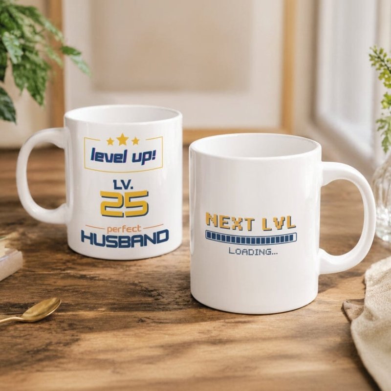 Gamer couple mugs