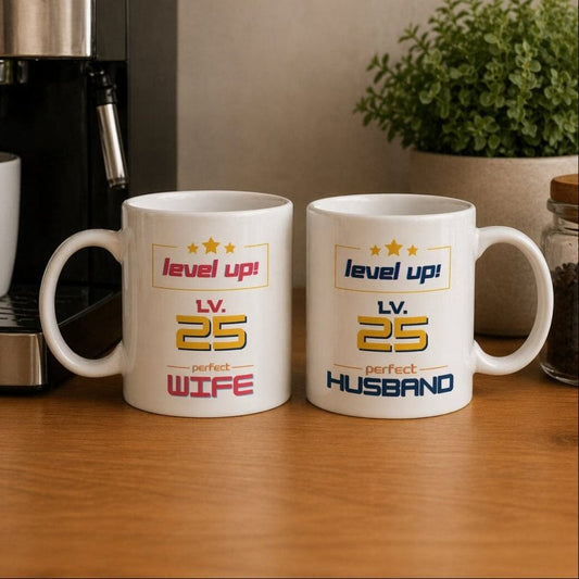 Anniversary Gamer Couple Mugs