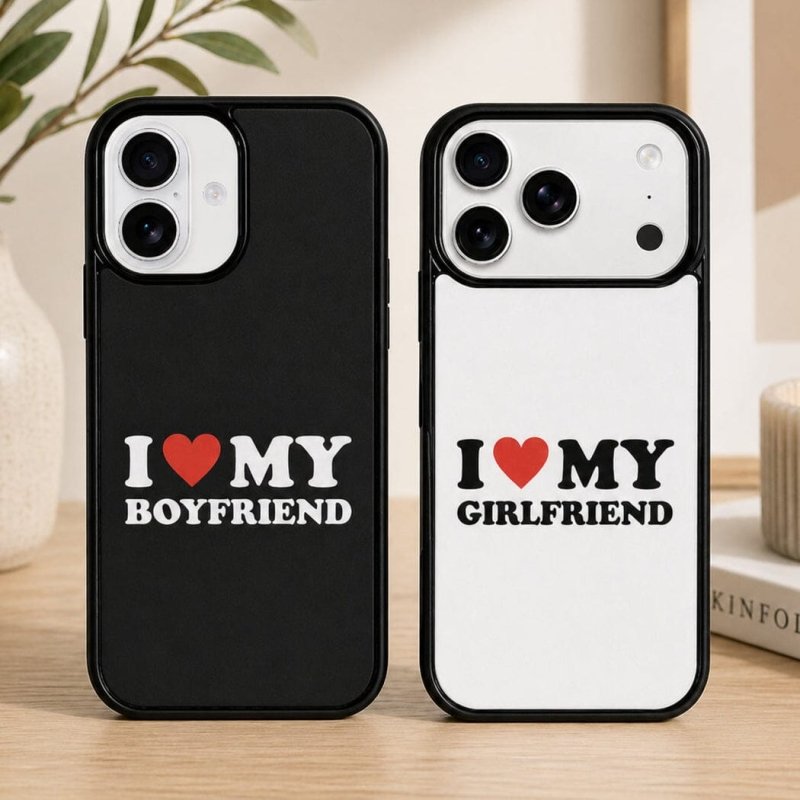 I love my GF / BF iphone case