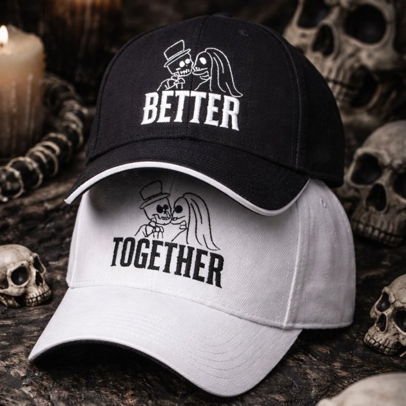 Couple Skull Cap