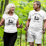 Couples Hiking T-Shirts - Vignette | Matchy Crew