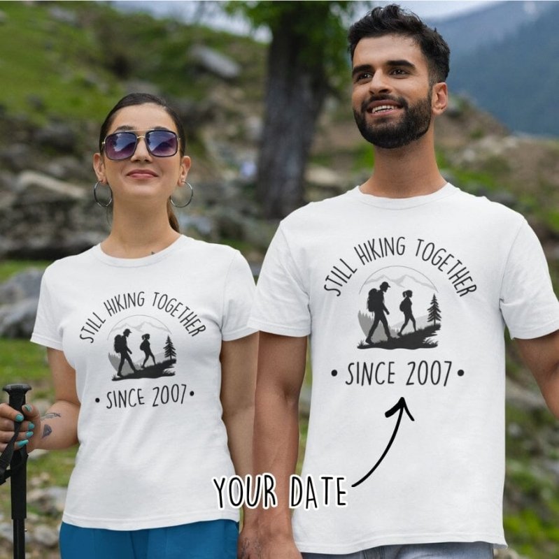 Couples Hiking T-Shirts