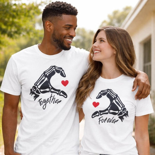 Couples Skeleton T-Shirts