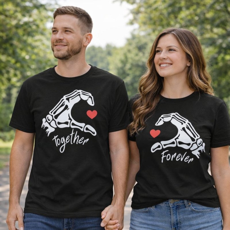 matching skeleton shirts