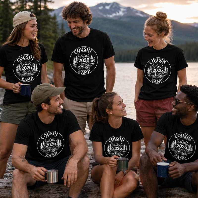 Black Cousin Camp Shirts
