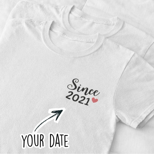 custom matching couple shirts