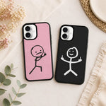 Cute Best Friend iPhone Cases - Middle finger - Vignette | Matchy Crew