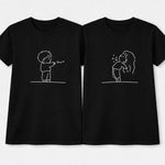 Cute Couple Tshirt Combo - Vignette | Matchy Crew