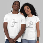 Cute Couple Tshirt Combo - Vignette | Matchy Crew