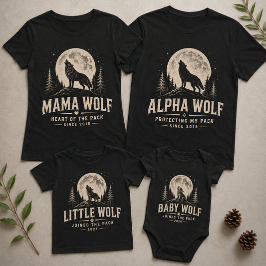 Wolf Pack Family T-Shirts
