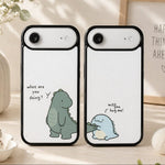 Dinosaur Couple Phone Case - For iPhone - Vignette | Matchy Crew