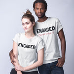Engagement T-shirts for Couples - Vignette | Matchy Crew