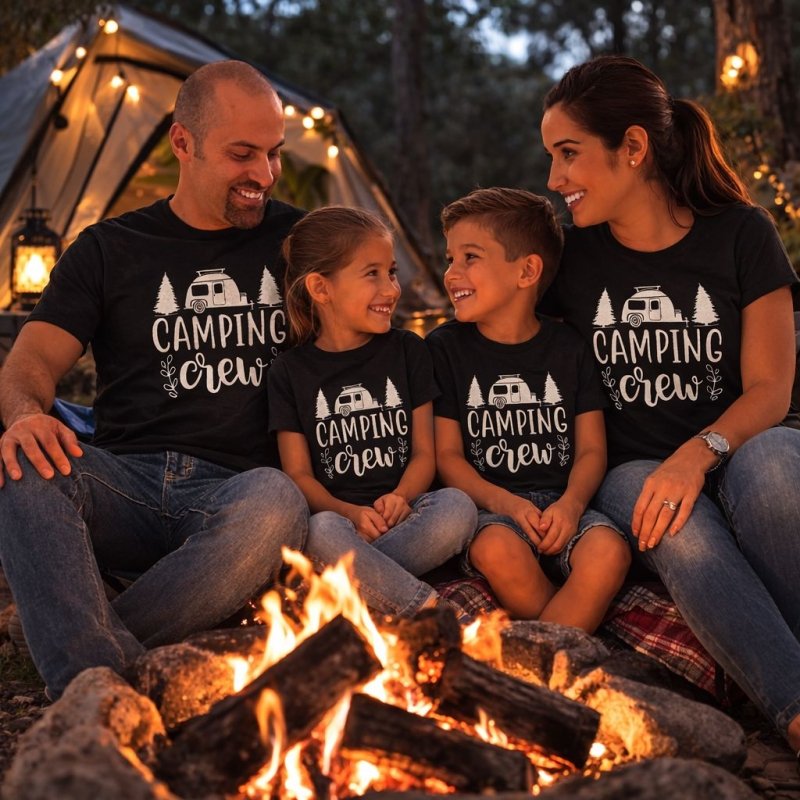 matching family camping shirts