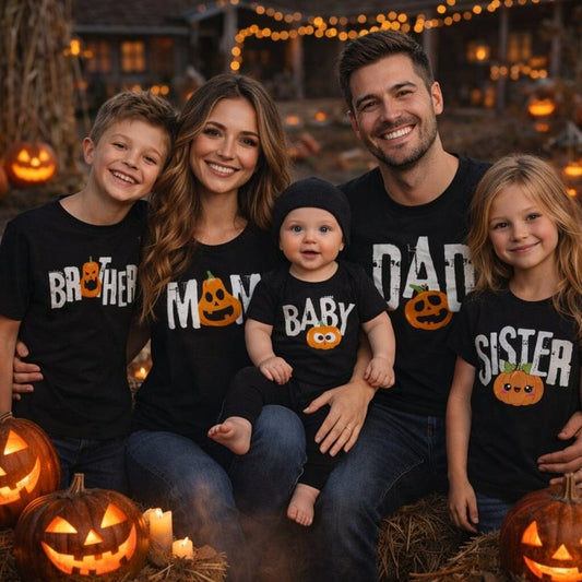 Family Matching Pumpkin T-Shirts