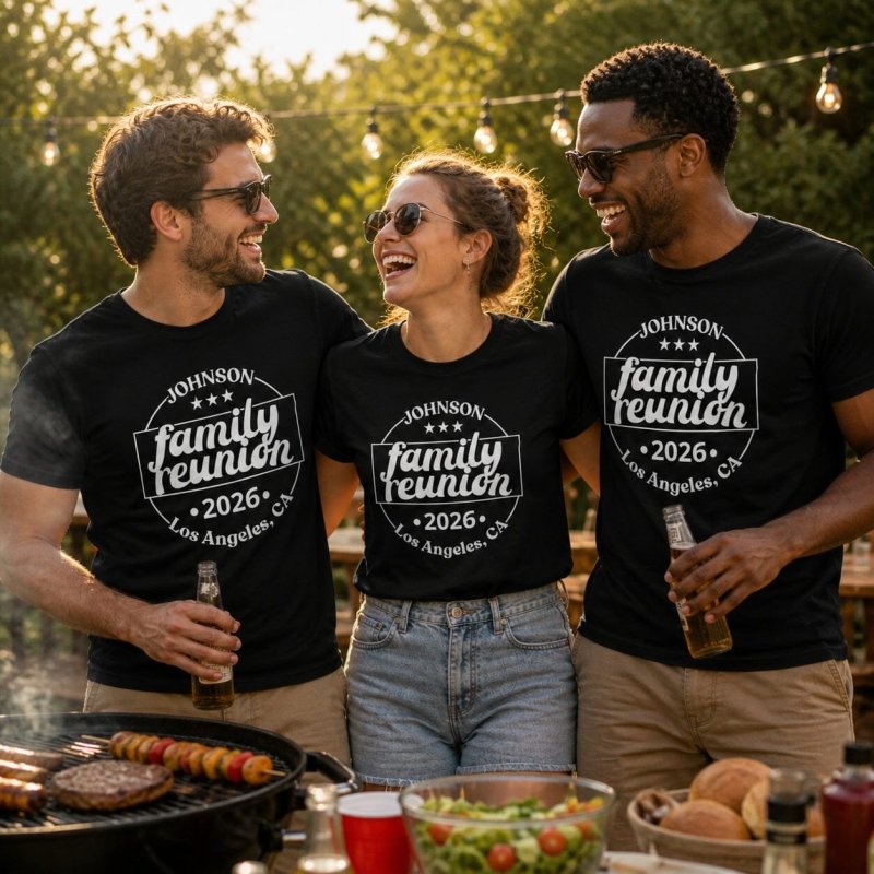 Family reunion matching shirts