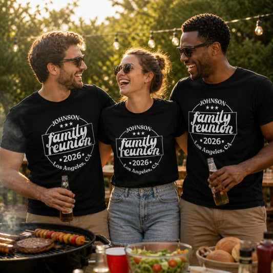 Family reunion matching shirts