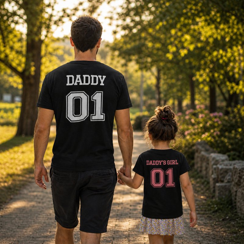 daddy and daddy's girl t-shirt