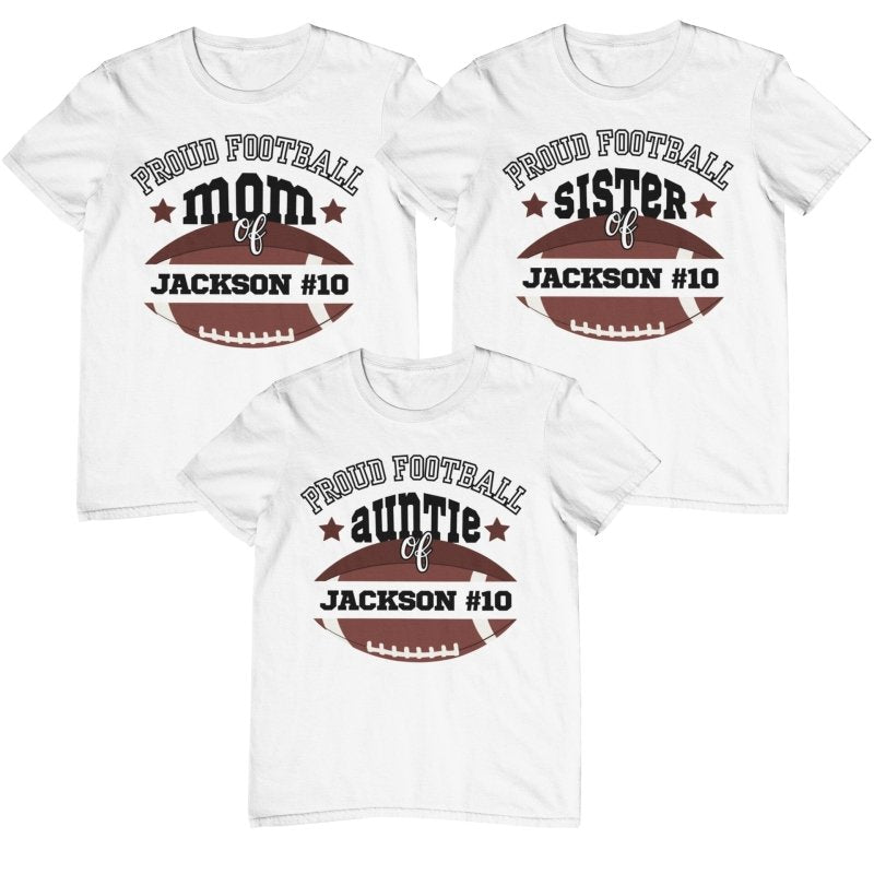 custom football shirts for family