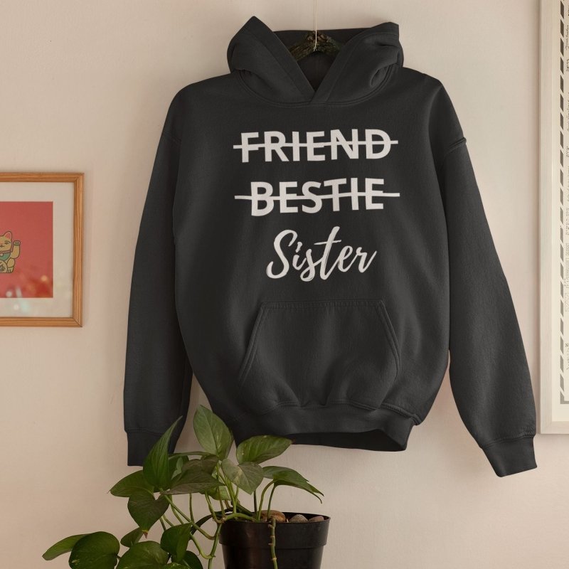 Friendship to sister hoodie