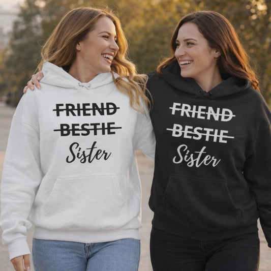 Friendship Hoodies Bestie Sister