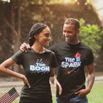 Funny 4th of July Couple Shirts - Vignette | Matchy Crew