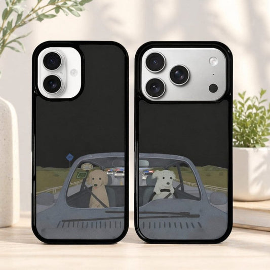 Funny Dog Couple Phone Cases