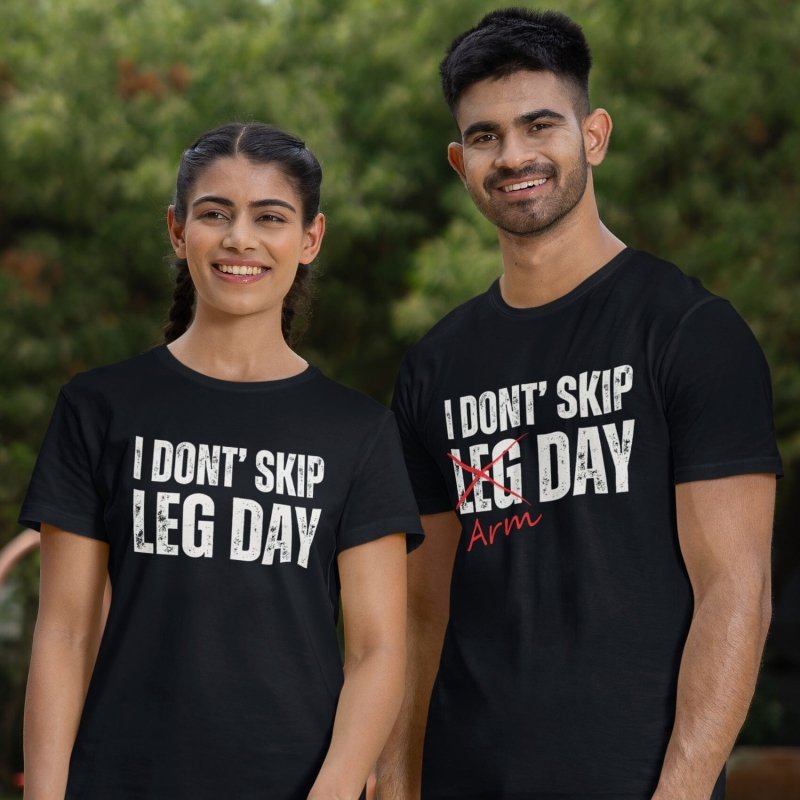 Funny Couple Workout T-Shirts
