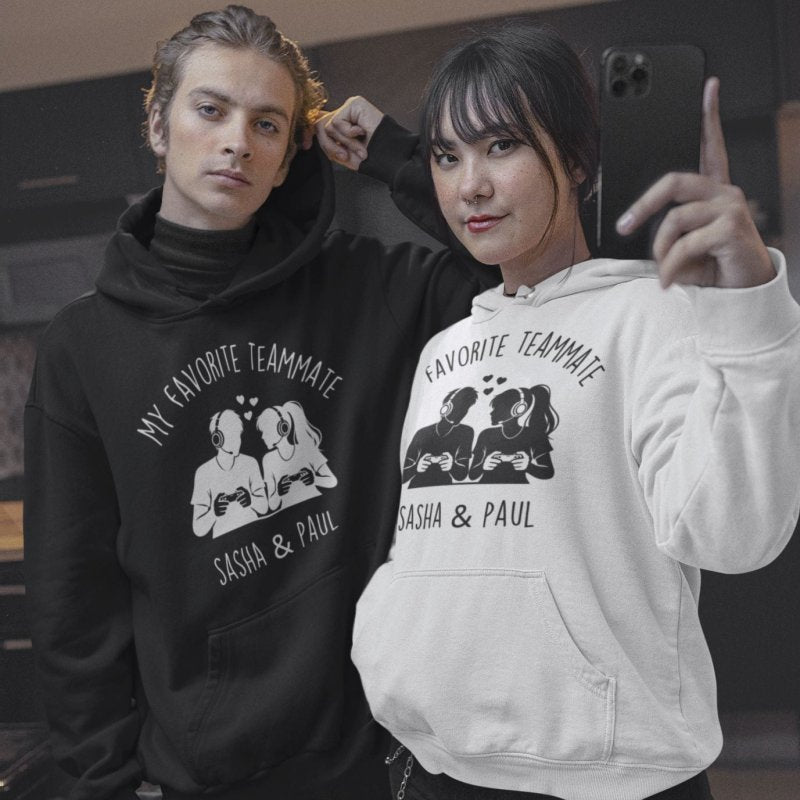 Gamer Couple hoodies