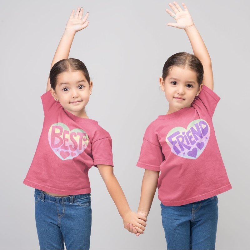 Girls Matching Best Friend Shirts For 2