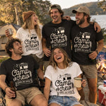 Group Camping Crew T-Shirts - Vignette | Matchy Crew