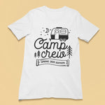 Group Camping Crew T-Shirts - Vignette | Matchy Crew