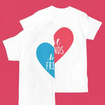 Heart Friendship T-Shirts For 2 - Vignette | Matchy Crew