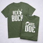 Her Buck His Doe Shirts - Vignette | Matchy Crew