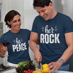 Her Rock His Peace Shirts - Vignette | Matchy Crew