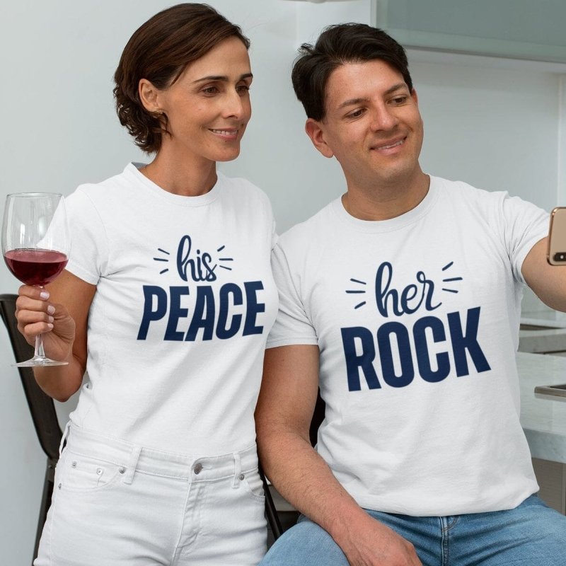 Her Rock His Peace Shirts