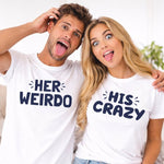 Her Weirdo His Crazy T-Shirts - Vignette | Matchy Crew