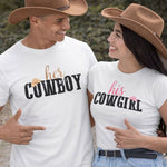 His and Her Cowboy T-Shirts - Vignette | Matchy Crew