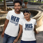 His and Her Shirts for Couples - Always / Forever - Vignette | Matchy Crew